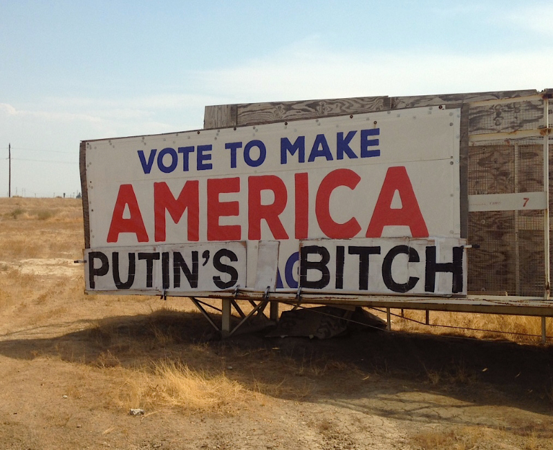Vote to make America Putin's Bitch